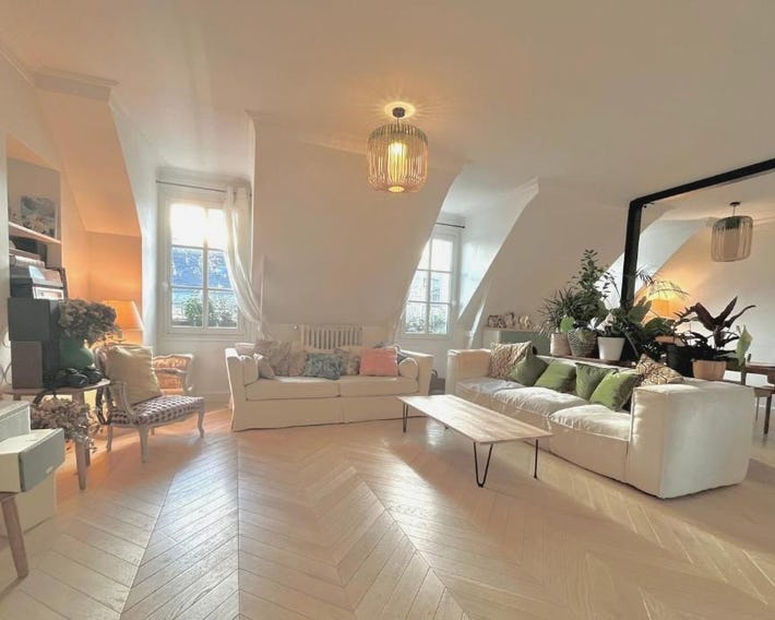 Appartement cosy à Paris 130 m² avec projecteur !
