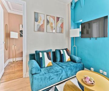 Appartement Coloré Paris Rue Niépce