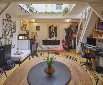 Atelier d'artiste en plein Paris