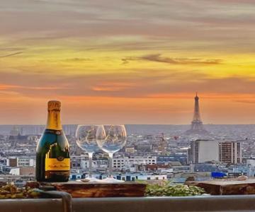 Terrasse Avec Vue Magique Sur Tout Paris