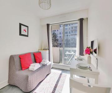 Studio near Bassin de la Villette - 2P balcony