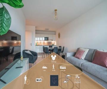 *Disneyland-Paris* 7pers, Wifi, Netflix, Parking