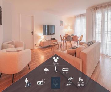 *Disneyland-Paris* 8pers, Wifi, 2 Parkings