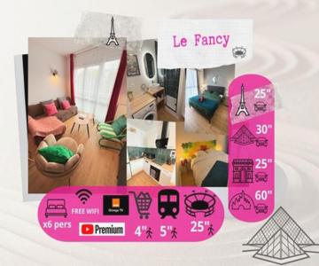 Le Fancy - 6 pers, proche Stade, centre commercial