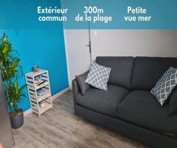 Joli Appartement - 4min à Pieds De La Plage