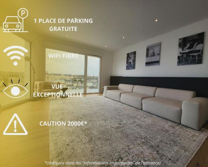 Le Davs - Splendide Appartement avec vue Panoramique - Salle de Sport et Parking Gratuit