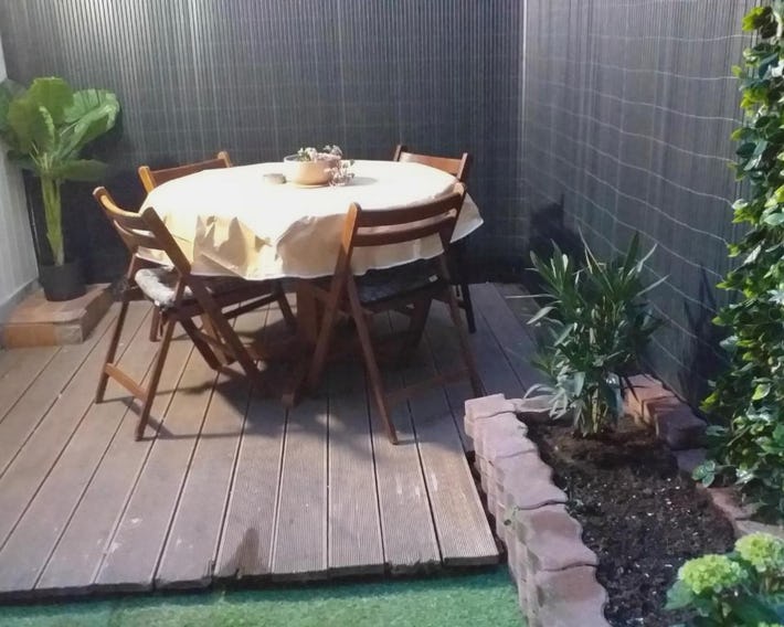 Maison de ville avec patio