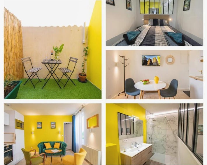 Le Jaune Vendée - T2 renové - Terrasse