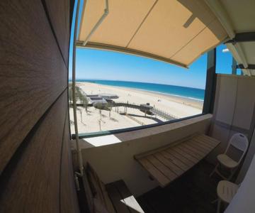 Studio front de mer Hossegor vue ocean plein sud 2 personnes