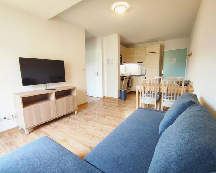 Le Flocon, T2, wifi, vue montagne, parking gratuit, ascenseur, 4 personnes