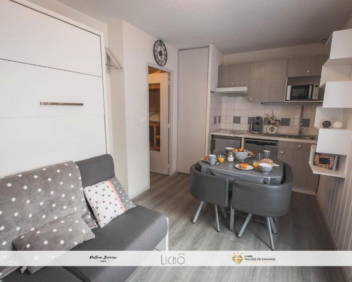 Studio LE COL DU TOURMALET 2-4 pers linge parking wifi