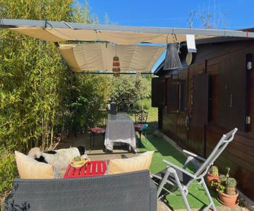 Chalet des oliviers 10mn CV Béziers dans propriété bien pour cyclistes