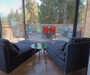 Joli chalet 12 personnes, jacuzzi, terrasse, babyfoot