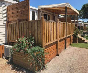 Mobil Home Camping Mar Estang Bord De Plage