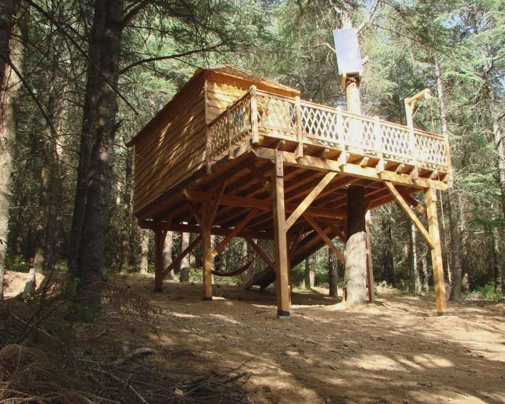 Cabane Ecureuil & Cabane Chevreuil
