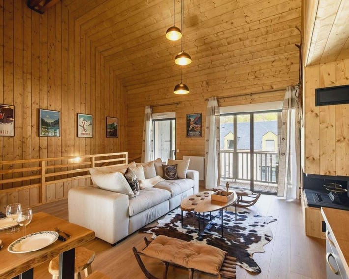 Lodge neuf avec grande terrasse et équipement haut de gamme - FR-1-401-292