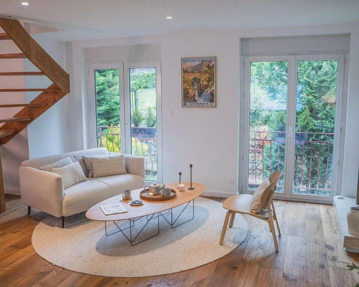 Fabuleux duplex rénové 120m² au coeur de Cauterets, 4 chambres, 2 salles d'eau
