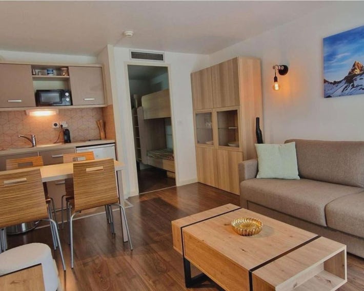 Studio cabine hyper-centre avec balcon - 4 pers.