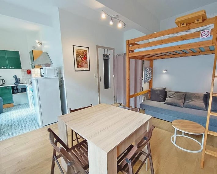 Le Gypaète, t1 bis, vue montagne, wifi, ascenseur, balcon, 6 personnes