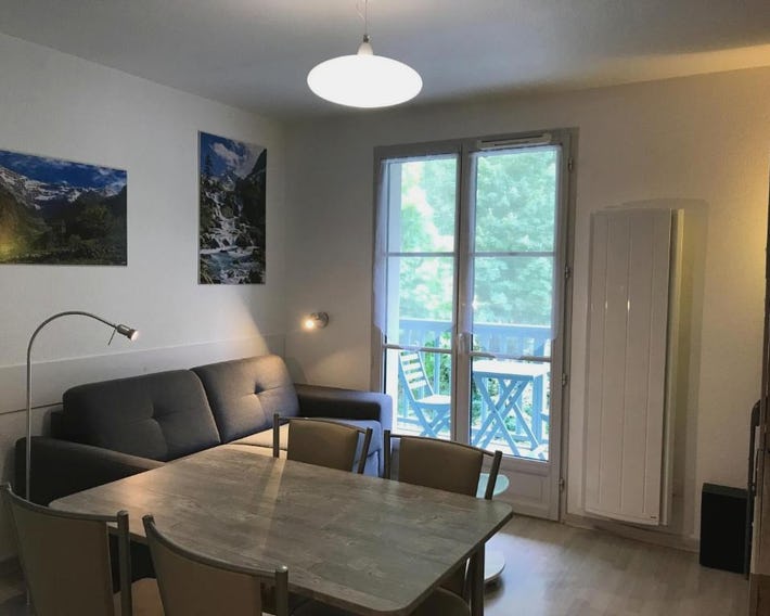 T2 +alcove, récent 4/5 pers. Parking. Balcon. Wifi