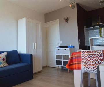 Studio Cabine Lumineux, 1er étage, Proche Forêt, Confortable Pour 4 Personnes Avec Parking Couvert. 