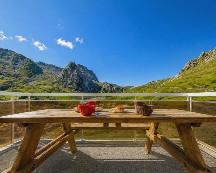 Appt pied des pistes, terrasse et parking couvert
