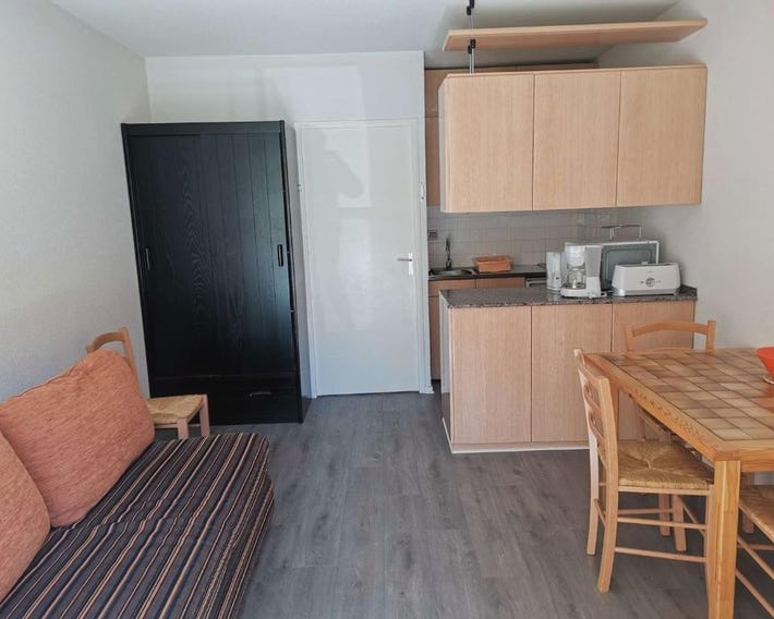 Studio Cabine 4 Pers - Pied des Pistes - Parking - Animaux Autorisés - FR-1-404-50