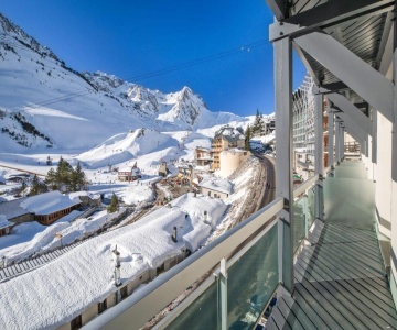 Elegant Flat With Balcony At The Foot Of The Slopes In La Mongie - Welkeys
