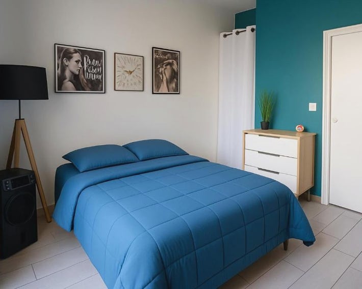 Appartement tout équipé avec terrasse à 600m du centre thermal