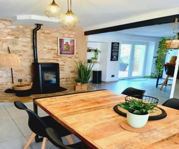 Gîte de charme Abelia avec extérieur au calme
