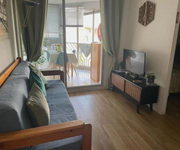 appartement proche mer 4 couchages, climatisé,piscine, et parking