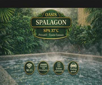 SpaLagon Jacuzzi Privé Chauffé 37 Proche Arena Parc Expo