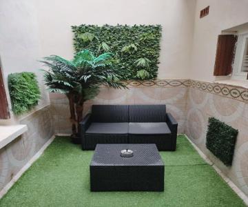 Appartement cosy avec patio en RDC