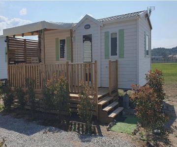 MH135 camping NOVELA - location entre particuliers- Mobil home 5pl climatisé -