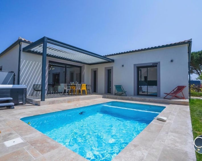 Villa moderne tout confort-Jacuzzi-Piscine