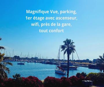 Appart A l'abordage Sète, Gare, parking