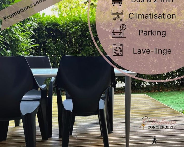 L'instant Détente avec terrasse climatisation et parking