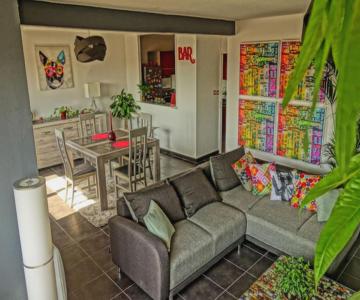 le Patchwork-Loft calme et cozy+parking privé