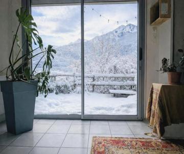 Charmant T3 à Vignec Accès au ruisseau -Terrasse