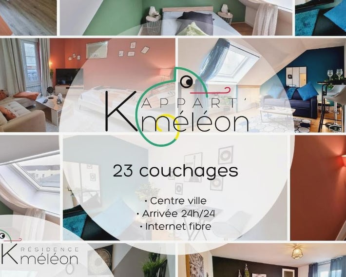 La Résidence K-méléon- Hyper centre , 23 couchages