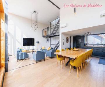 Loft climatisé avec rooftop - Unique à Nantes