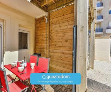 Le Remblai - 50m de la plage - Terrasse