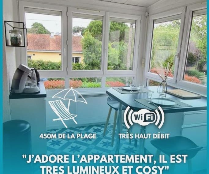 Evasion, Studio Cosy près de la Plage