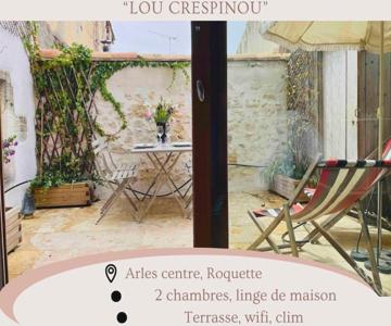 Lou Crespinou Arles terrasse