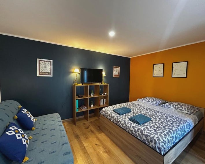 Studio cosy Calme et Clim proche du Centre Ville avec Terrasse et Parking alentours