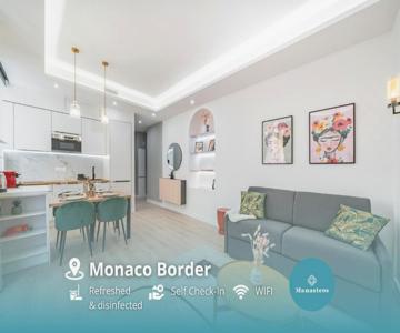 2mn Monaco - Luxueux Appartement Rénové - As