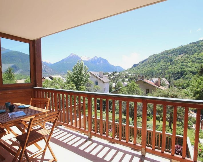 Appartement 3 étoiles, 3 pièces, 6 pers, terrasse, garage - Briançon - FR-1-330C-69