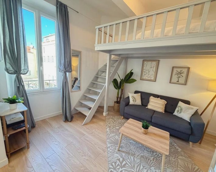 Beautiful studio Cannes Center