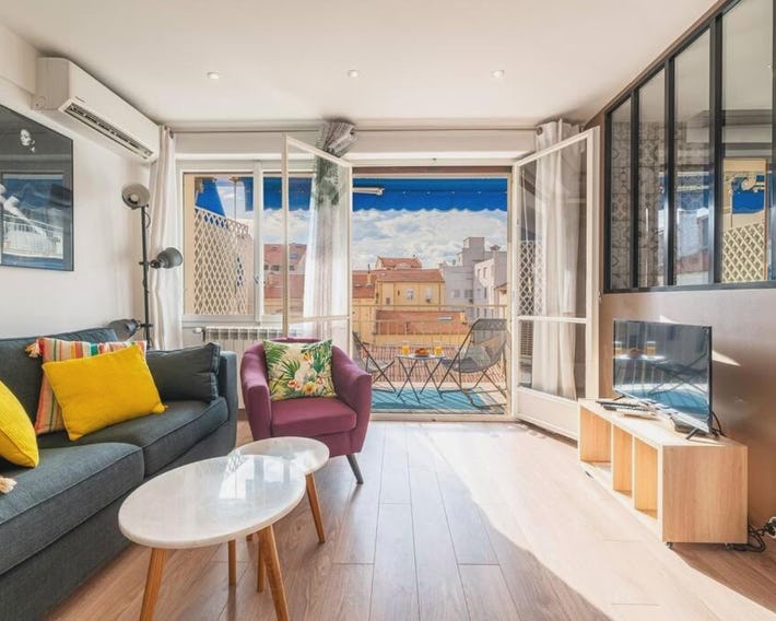 3 VIDAL - Splendide appartement 4 couchage hyper centre de Cannes