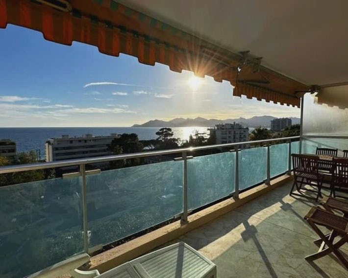 A069-Apt in residence with pool and sea view - Cannes
